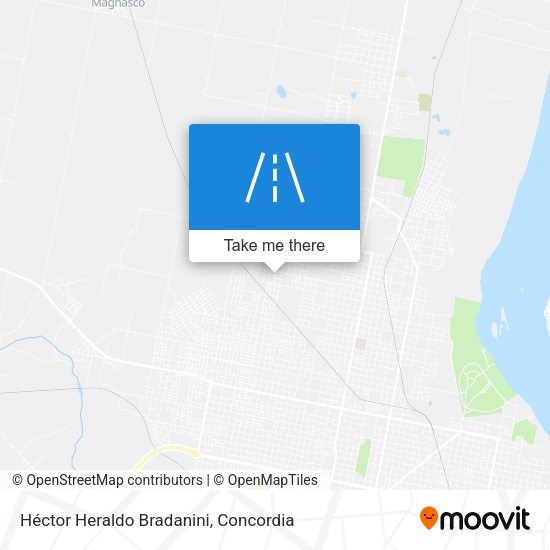 Héctor Heraldo Bradanini map