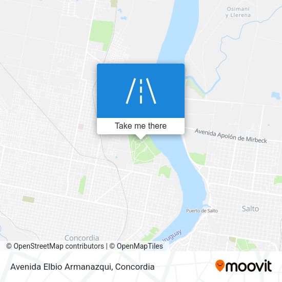 Avenida Elbio Armanazqui map