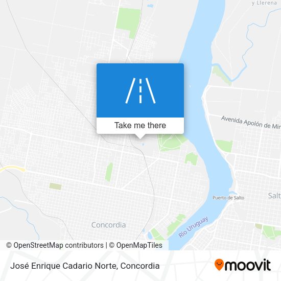 José Enrique Cadario Norte map