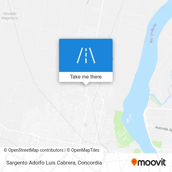 Sargento Adolfo Luis Cabrera map