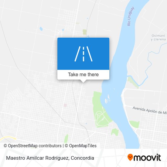 Mapa de Maestro Amilcar Rodríguez