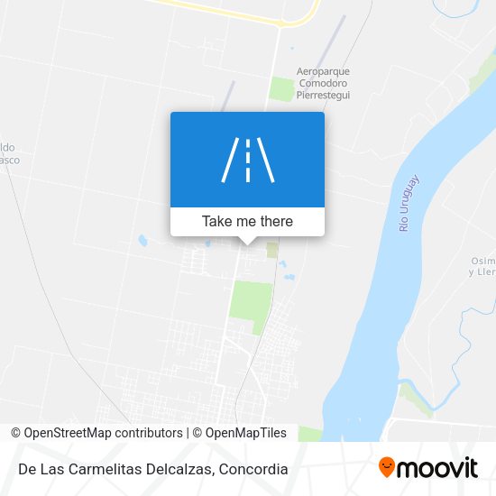 De Las Carmelitas Delcalzas map