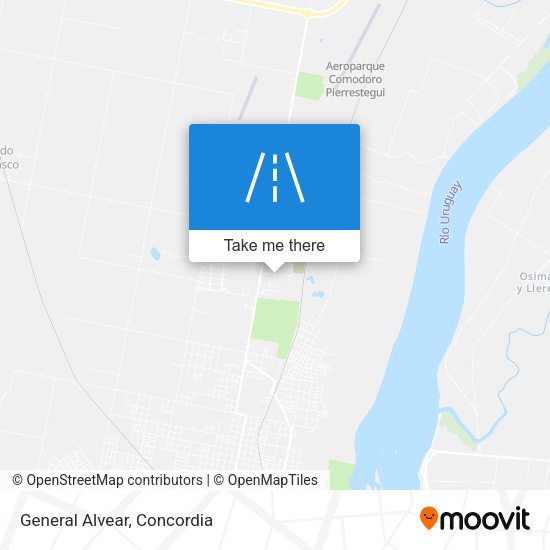 Mapa de General Alvear