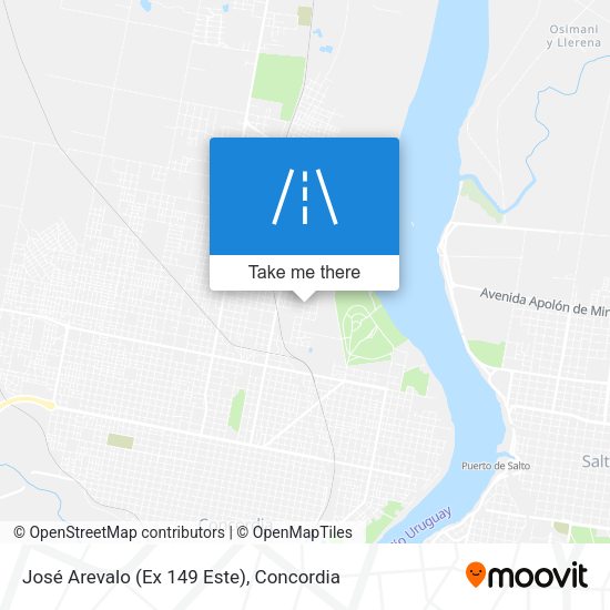 Mapa de José Arevalo (Ex 149 Este)