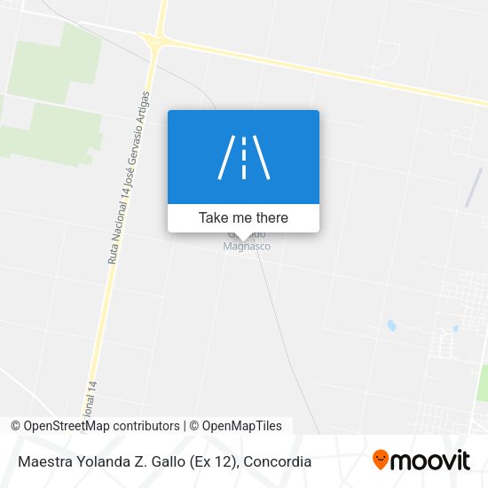 Maestra Yolanda Z. Gallo (Ex 12) map