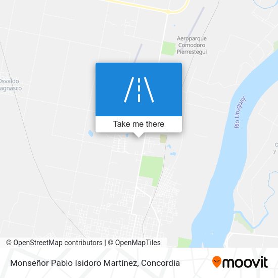 Mapa de Monseñor Pablo Isidoro Martínez