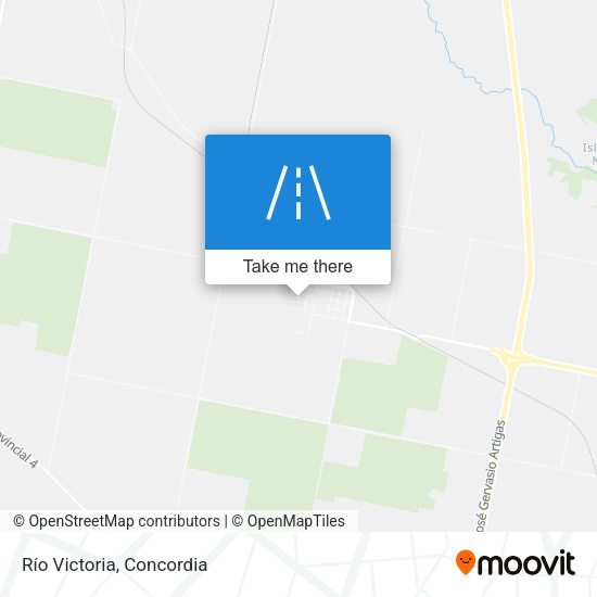 Mapa de Río Victoria
