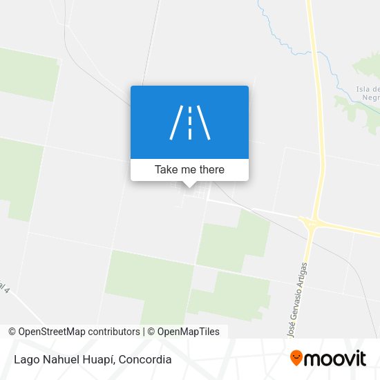 Mapa de Lago Nahuel Huapí