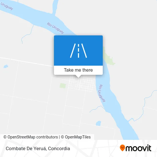 Combate De Yeruá map