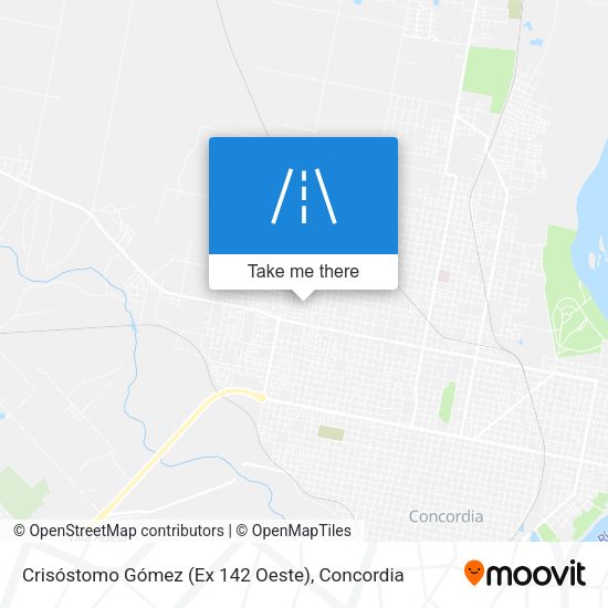 Mapa de Crisóstomo Gómez (Ex 142 Oeste)