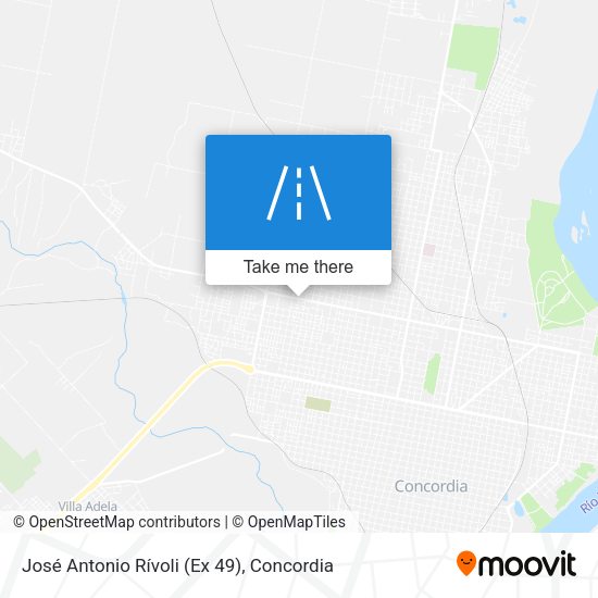 José Antonio Rívoli (Ex 49) map