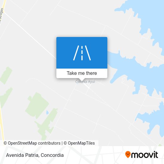 Mapa de Avenida Patria