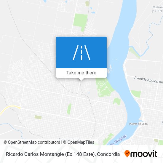 Mapa de Ricardo Carlos Montangie (Ex 148 Este)