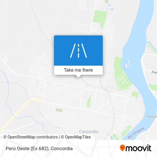 Perú Oeste (Ex 682) map