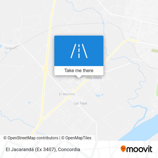 Mapa de El Jacarandá (Ex 3407)
