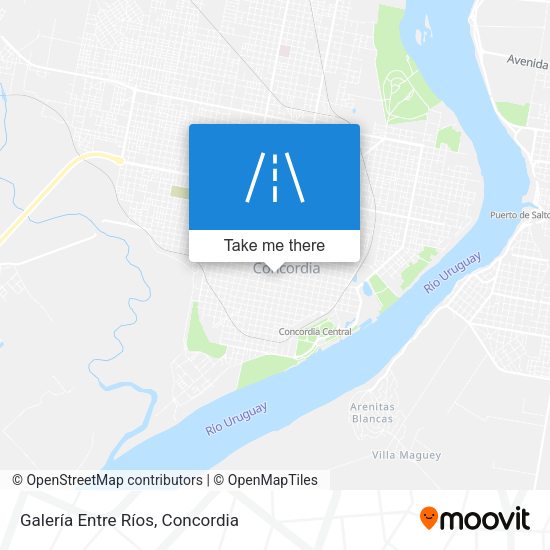 Mapa de Galería Entre Ríos