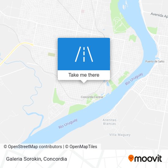 Mapa de Galeria Sorokin