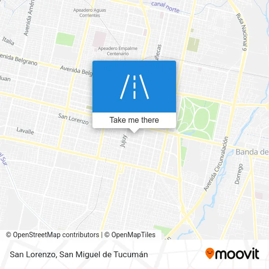 Mapa de San Lorenzo