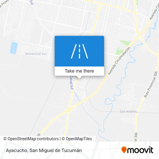 Ayacucho map