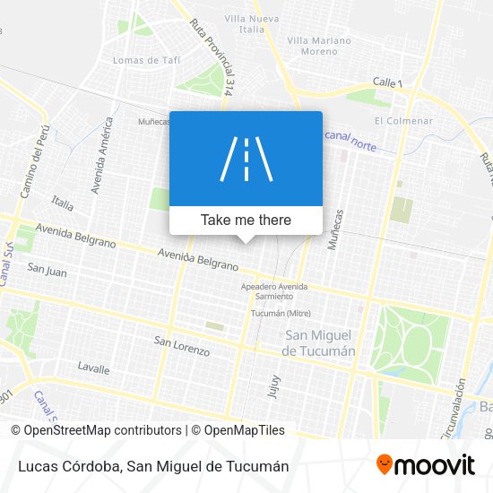 Mapa de Lucas Córdoba