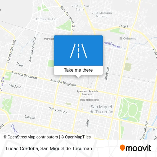Mapa de Lucas Córdoba