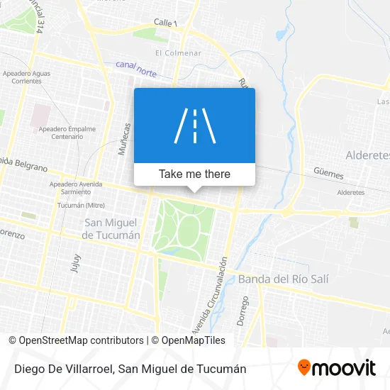 Diego De Villarroel map