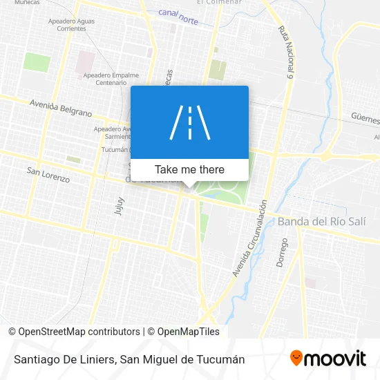 Mapa de Santiago De Liniers