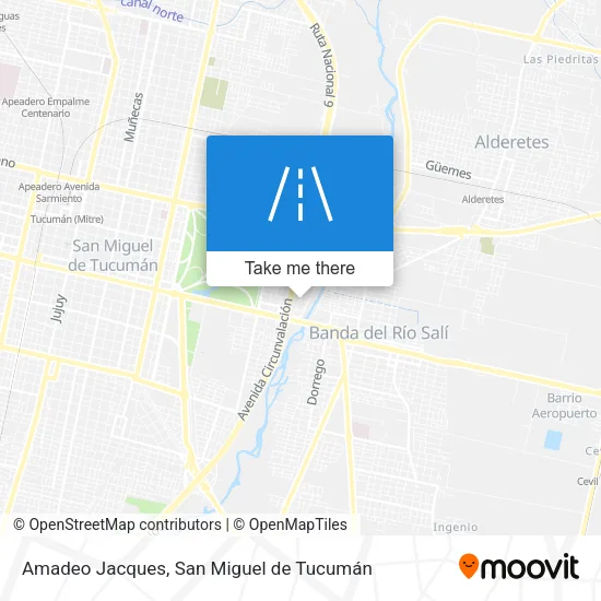 Mapa de Amadeo Jacques
