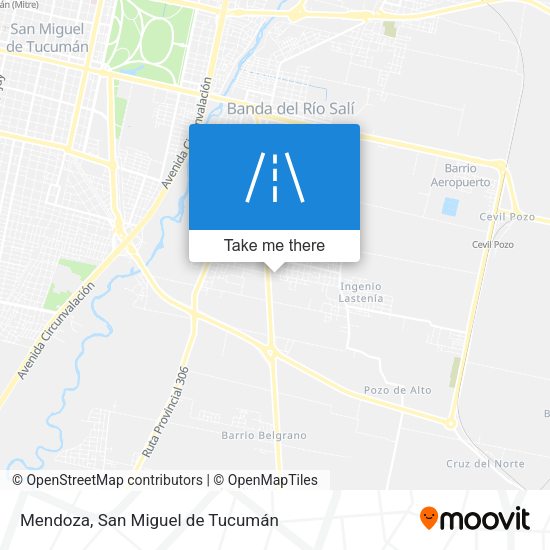 Mendoza map