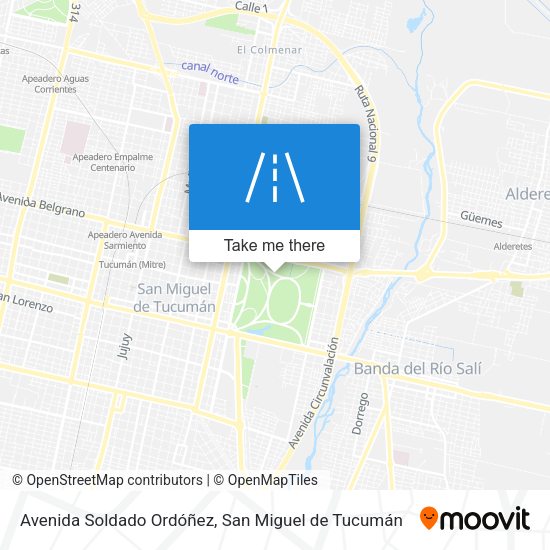 Avenida Soldado Ordóñez map