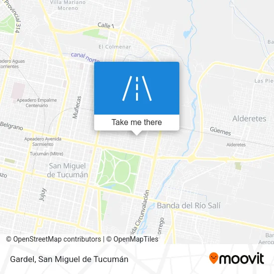 Mapa de Gardel