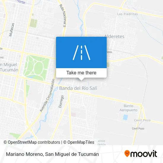 Mapa de Mariano Moreno