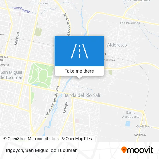 Mapa de Irigoyen