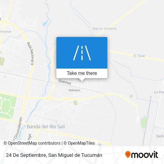 24 De Septiembre map