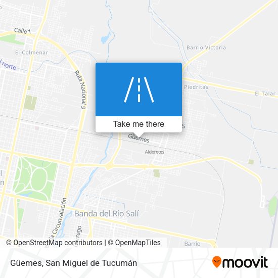 Güemes map