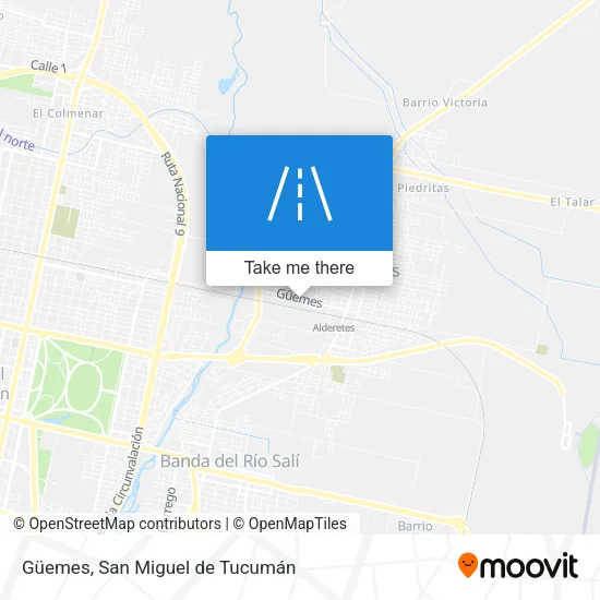Mapa de Güemes