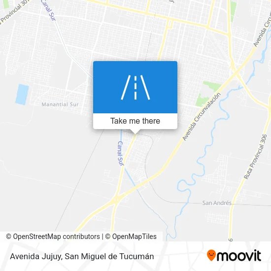 Mapa de Avenida Jujuy