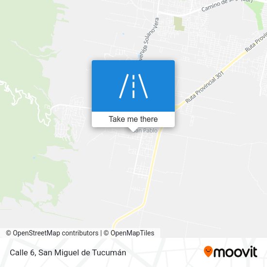 Calle 6 map