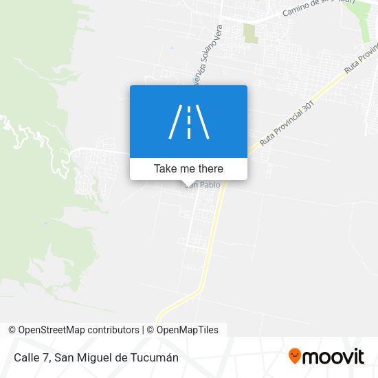 Calle 7 map