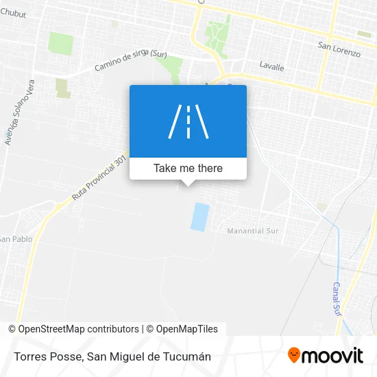 Mapa de Torres Posse