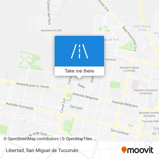 Libertad map