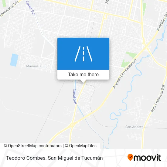 Teodoro Combes map