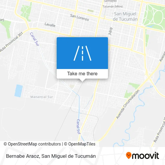 Mapa de Bernabe Araoz