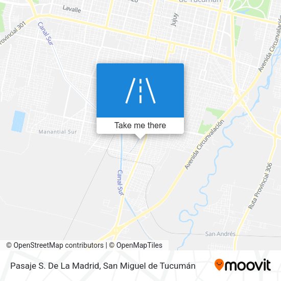 Pasaje S. De La Madrid map