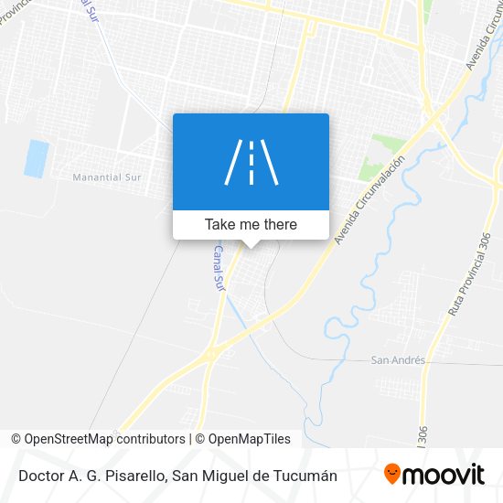 Doctor A. G. Pisarello map