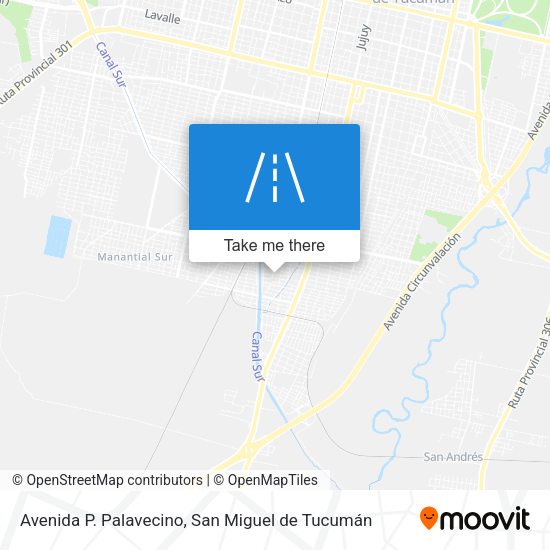 Avenida P. Palavecino map