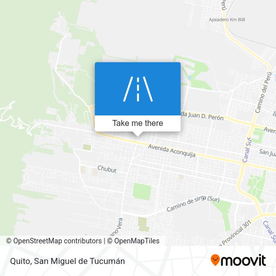 Quito map