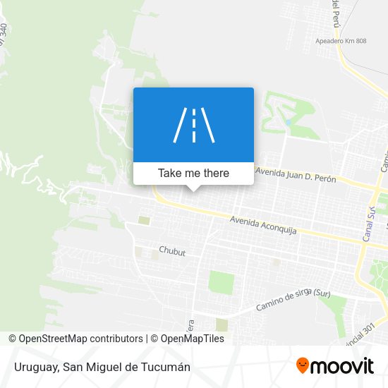 Uruguay map