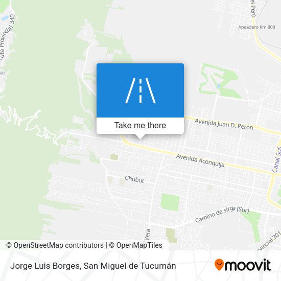 Jorge Luis Borges map