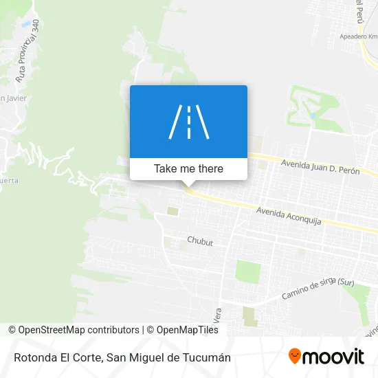 Mapa de Rotonda El Corte